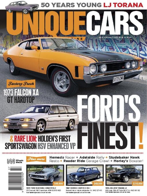 Title details for Unique Cars Australia by Wheels Media - Available